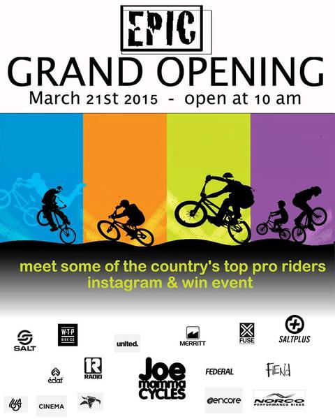 EPIC INDOOR BIKE PARK OPENING