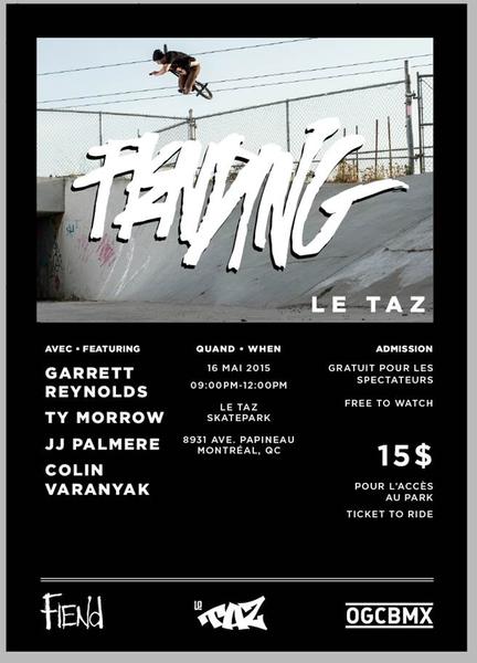 Fiend @ Le Taz May 16th